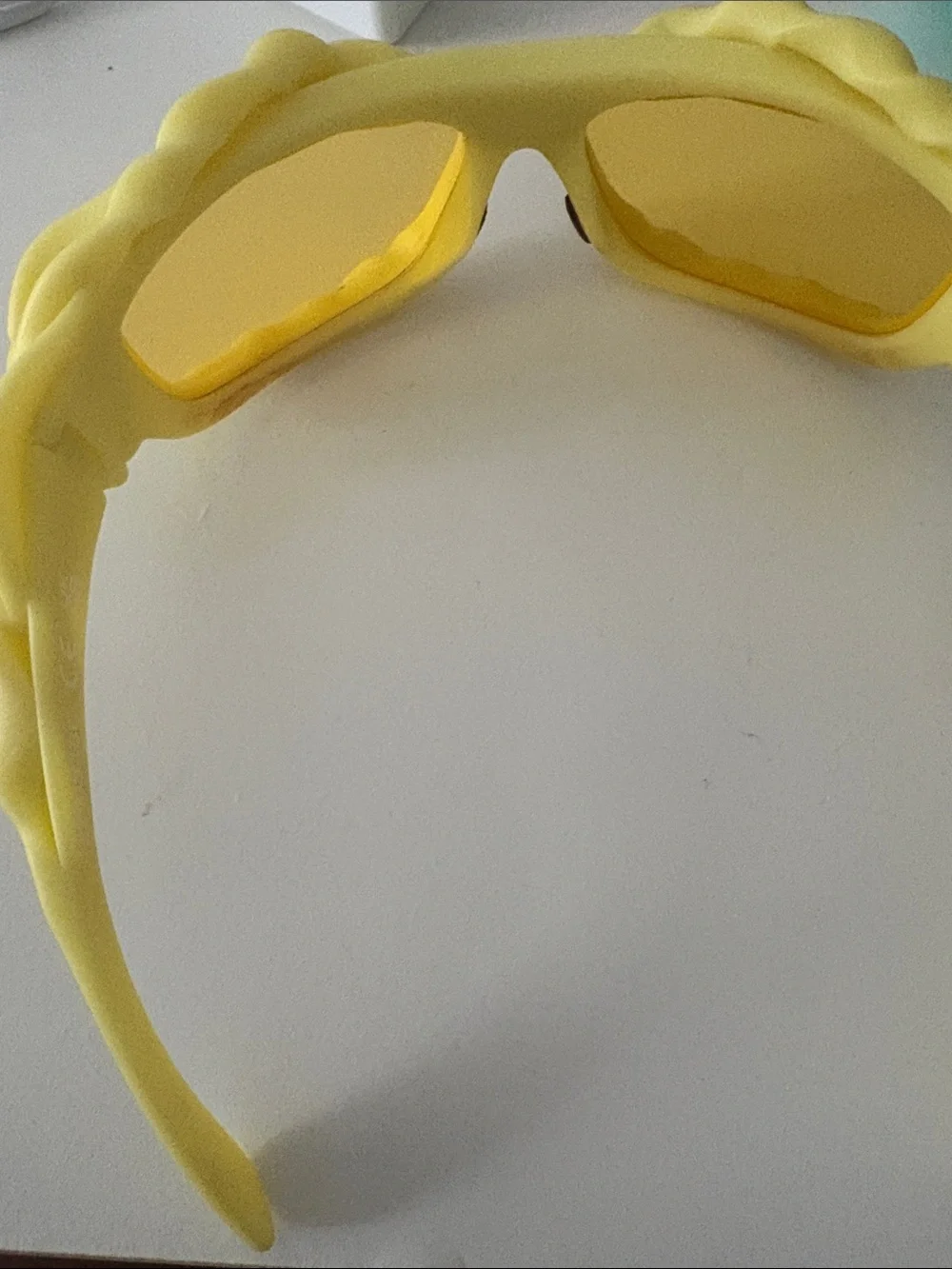 Women’s Yellow Fashion Sunglasses with Braided Frame